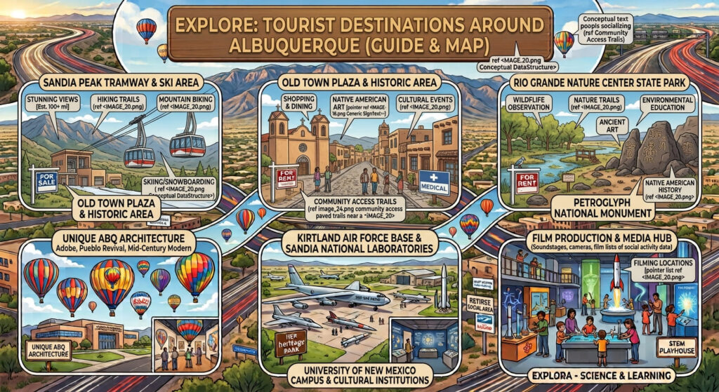 Best tourist destinations around Albuquerque